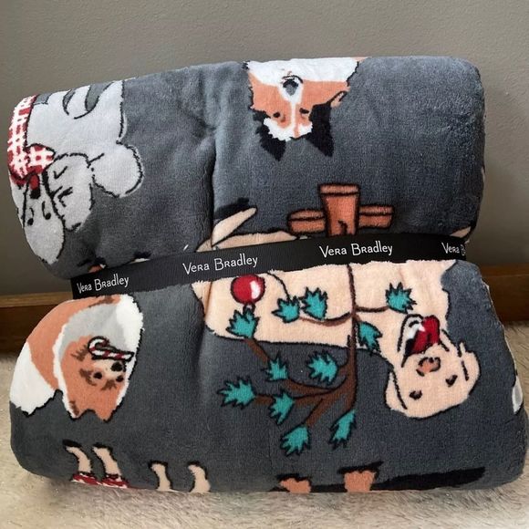 Vera Bradley Bedding Nwt Vera Bradley Limited Edition Holiday Dogs